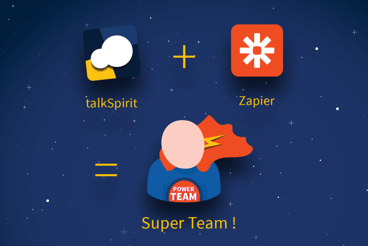 Talkspirit + Zapier = A simplified teamwork