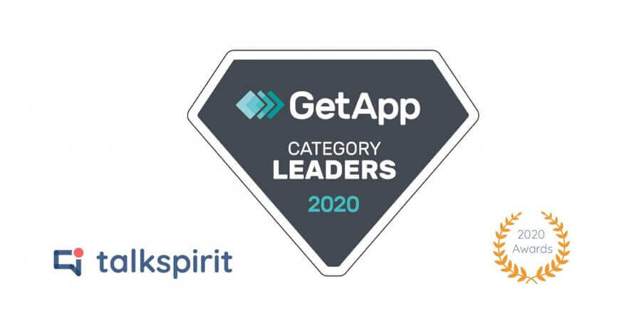 Talkspirit Named Category Leader by GetApp