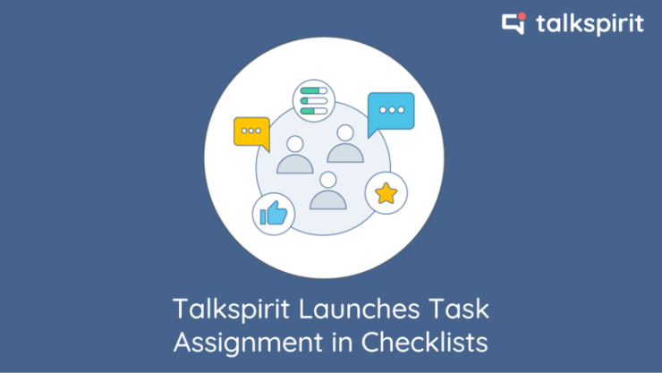 Talkspirit launches task assignment in checklists