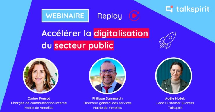 Replay du webinaire "Accélérer la digitalisation du secteur public"