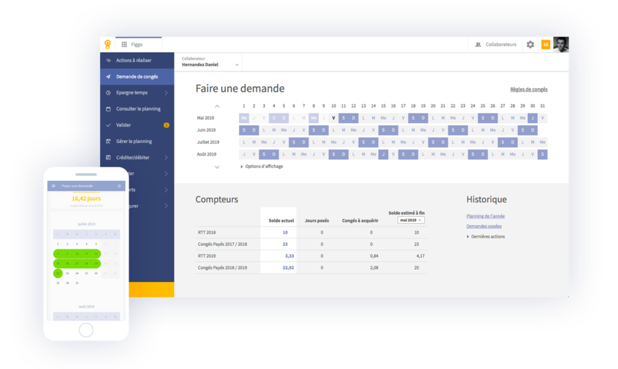 Interface de Lucca, un logiciel de startup française qui booste la transformation digitale des collectivités